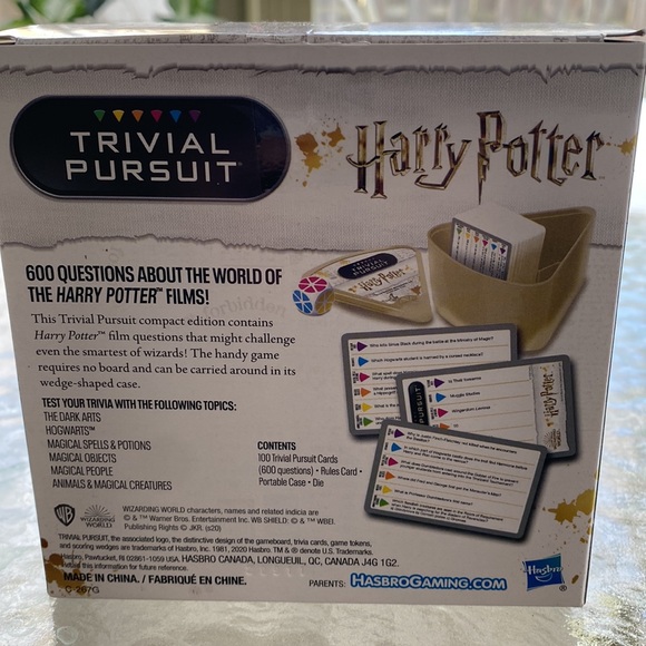 Harry Potter Trivial Pursuit Game - Picture 2 of 3